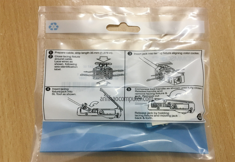 Nhân thoại RJ11 cat3 commscop